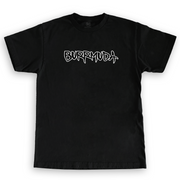 "Script" Heavyweight Tee (Black)