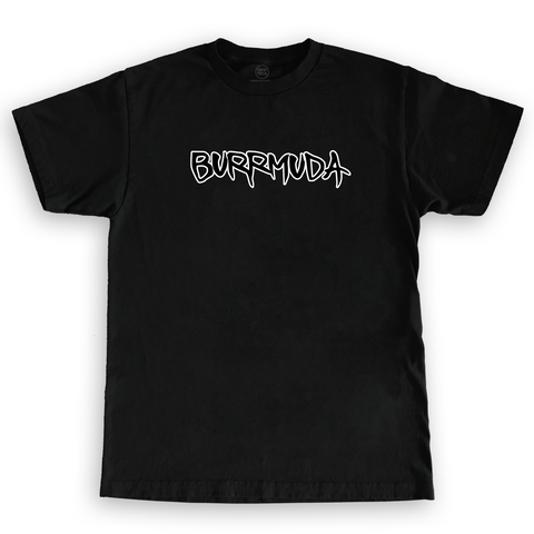 "Script" Heavyweight Tee (Black)